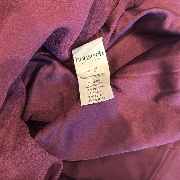 NEW HOUSE OF CB Marcella plunge corset mini dress XS - Picture 6 of 6